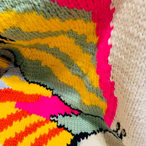 ⛔️SOLD⛔️Auth.TORY BURCH 100% eco wool handknit sweater - Picture 8 of 14